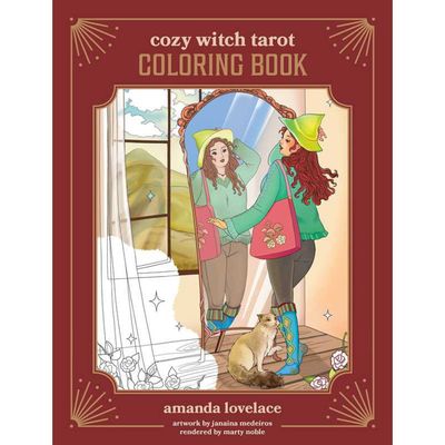 Cozy Witch Tarot Coloring Book by Amanda Lovelace, SKU SS-217, UPC 700317390787
