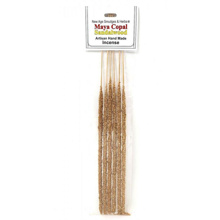 Artisan Handmade Resin &amp; Herb Incense Sticks - Maya Copal &amp; Sandalwood (6 Pack), SKU RI19, UPC 7003…