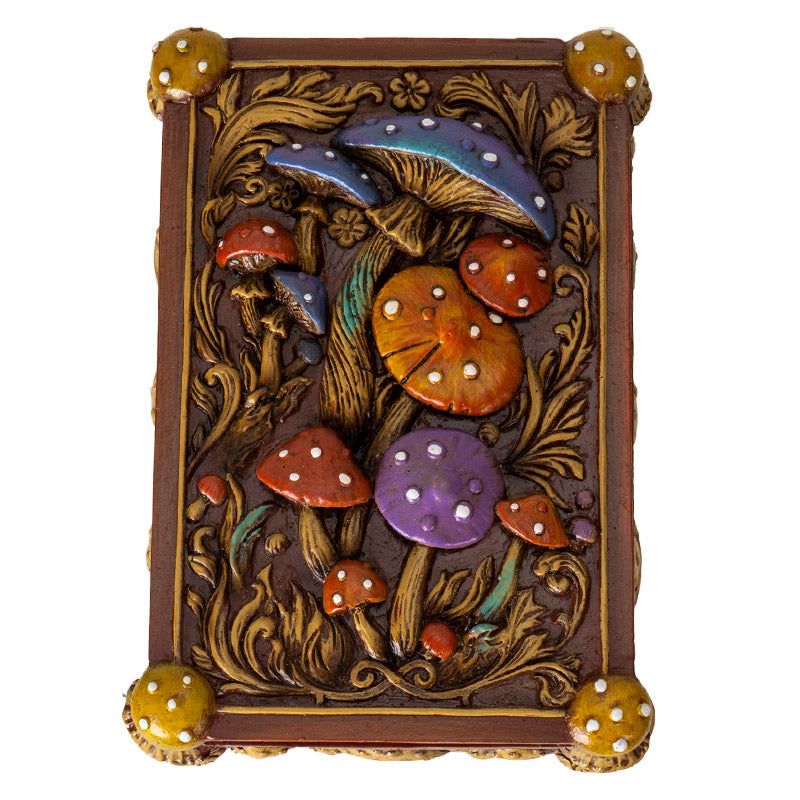 5.8&quot; Toadstool Mushroom Tarot Display Box, SKU PG-15987, UPC 700317395669