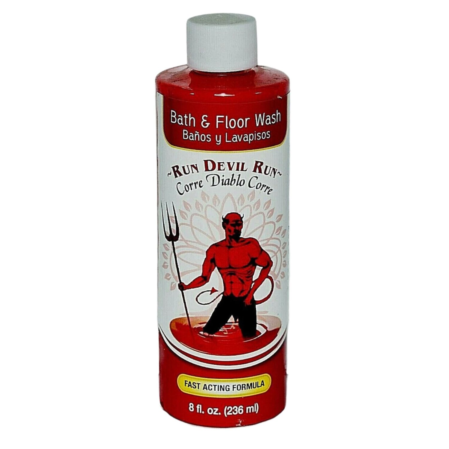 8 oz Aura Bath &amp; Floor Wash - Run Devil Run (Corre Diablo Corre), SKU RM-488770, UPC 700317365679