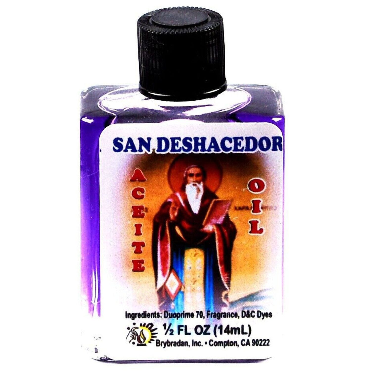 1/2 oz Brybradan Spiritual Oil - St. Deshacedor (Undo), SKU RM-287155, UPC 700317363019
