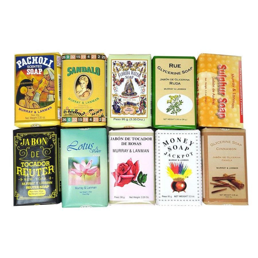 3.4 oz Murray &amp; Lanman Soap / Florida Water Soap Assortment (Set of 10), SKU V05-FW-SOAPASSORTMENT,…