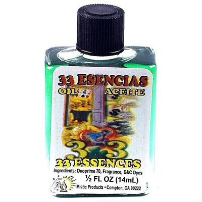 1/2 oz Brybradan Spiritual Oil - 33 Essences, SKU RM-287333, UPC 700317361718