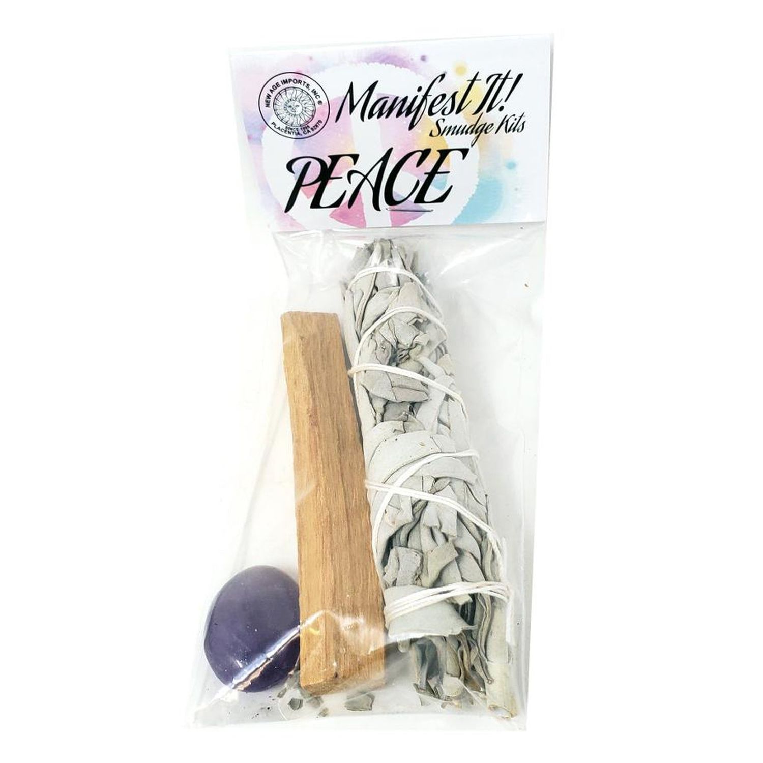 Manifest It! Smudge Kit - Peace, SKU Manikit-Peace, UPC