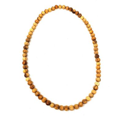 Palo Santo Beaded Necklae, SKU 33-PS-Neck, UPC 700317308744