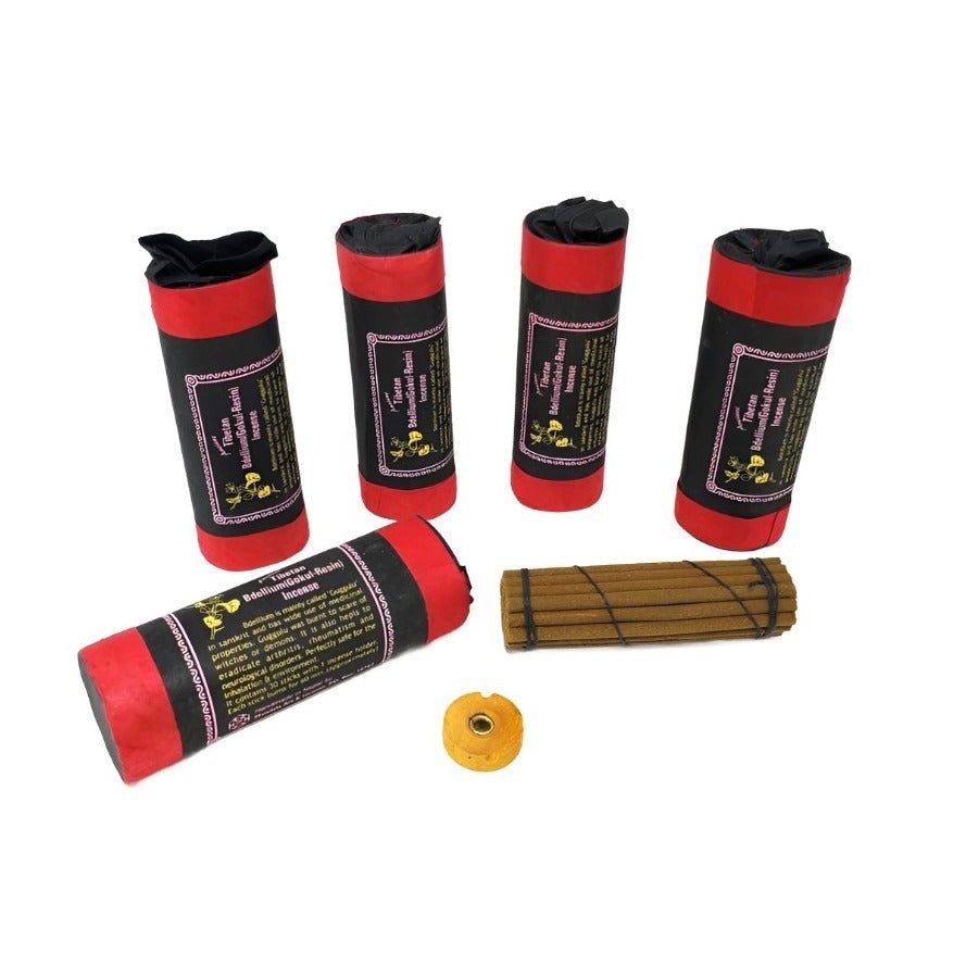 4.5&quot; Tibetan Incense Dhoop - Bdellium Gokul (5 Packs of 30 Sticks), SKU I10-10-TI-BINS142, UPC 7003…