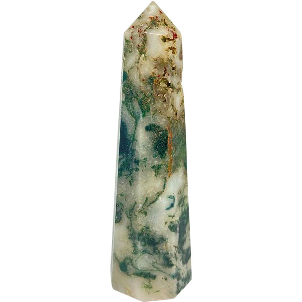 3-4&quot; Gemstone Obelisk - Tree Agate, SKU KH-76215, UPC 700317352952