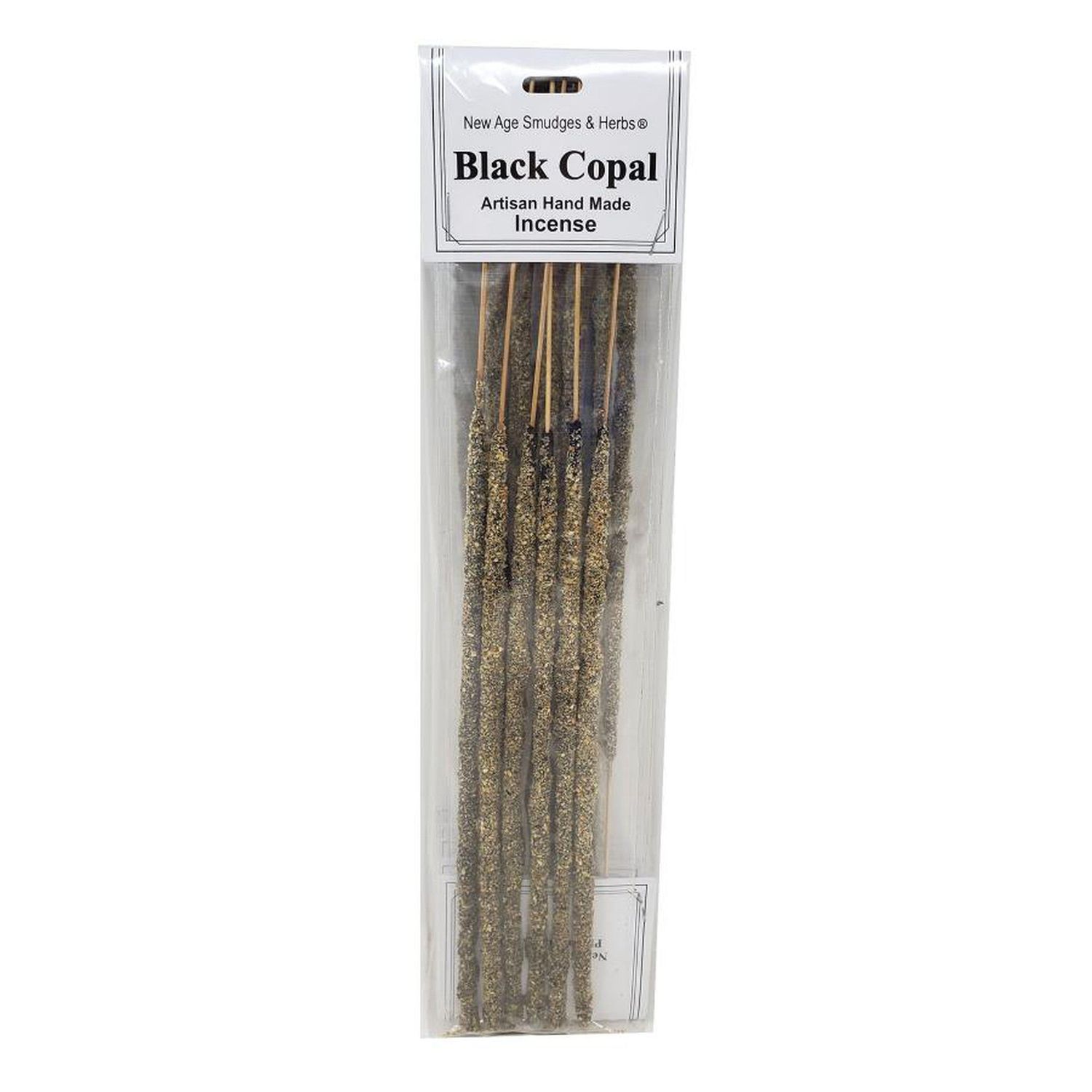Artisan Handmade Resin &amp; Herb Incense Sticks - Black Copal (6 Pack), SKU RI32, UPC 700317375913