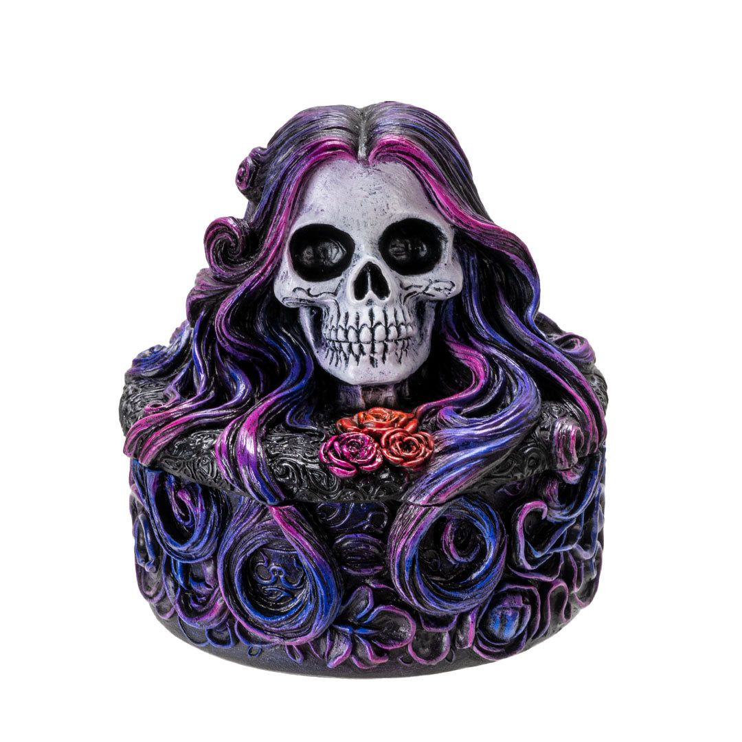 4.4&quot; Day of the Dead Trinket Box, SKU PG-16232, UPC 700317416418