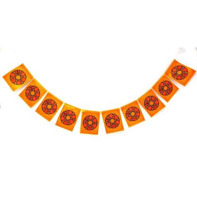 3.5&quot; Tibetan Prayer Flag - 10 Flags / Roll, SKU G02-125-TPF-Tibetan, UPC 700317314493