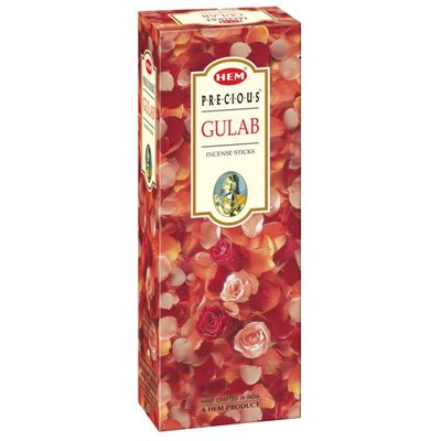 16&quot; Precious Rose Jumbo Hem Incense Sticks (6 Pack Case - 10 Sticks Each Pack), SKU C01-03-hem jumb…