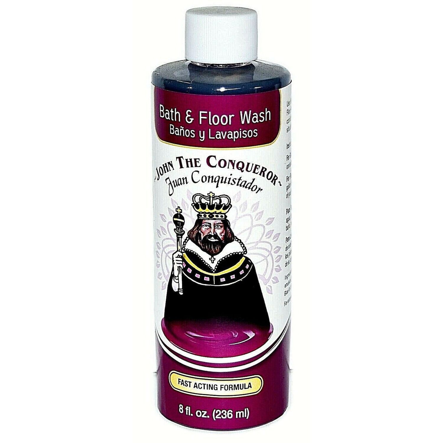8 oz Aura Bath &amp; Floor Wash - John The Conqueror (Juan Conquistador), SKU RM-488346, UPC 7003173655…