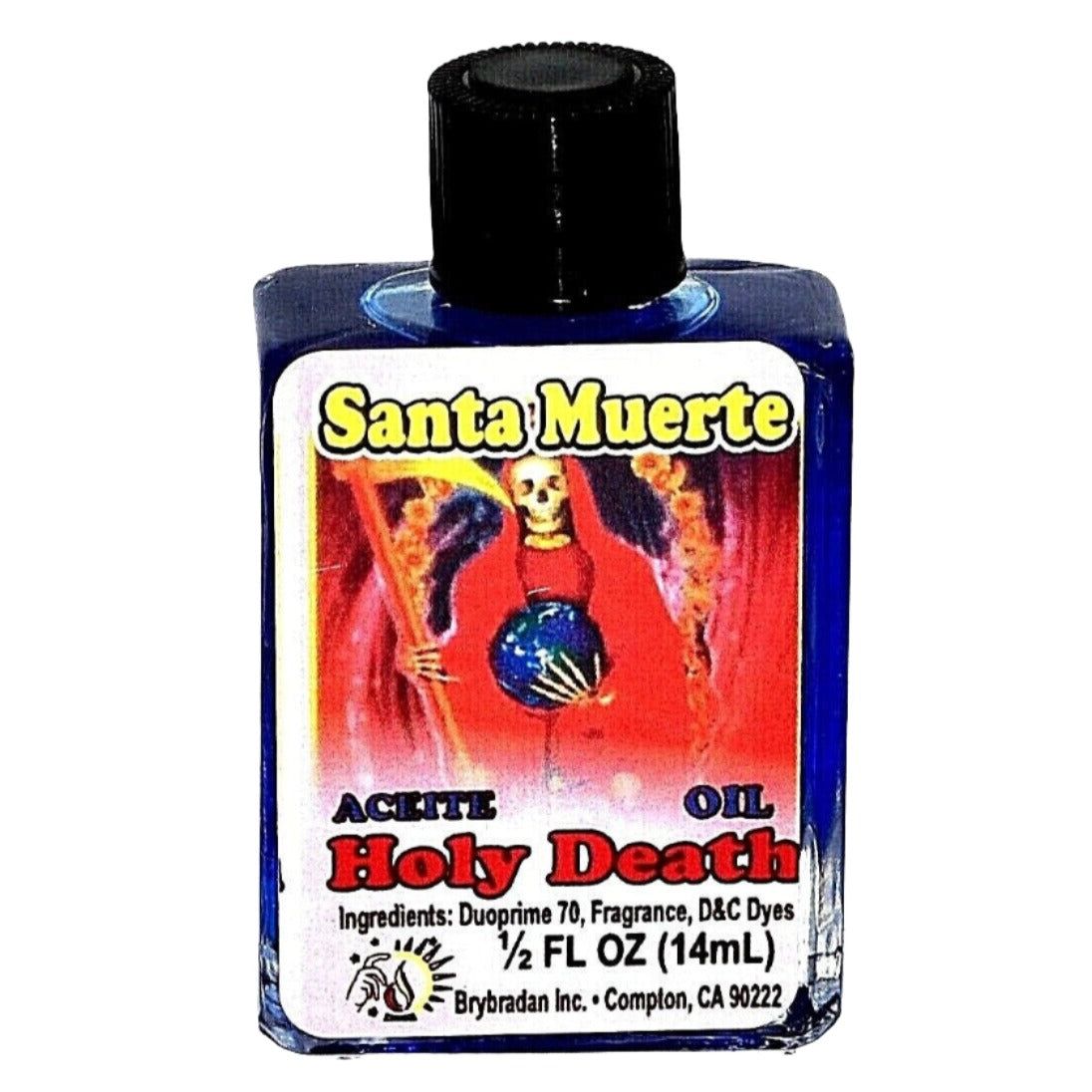 1/2 oz Brybradan Spiritual Oil - Holy Death Blue, SKU RM-UNK287355, UPC 700317363118