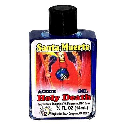 1/2 oz Brybradan Spiritual Oil - Holy Death Blue, SKU RM-UNK287355, UPC 700317363118
