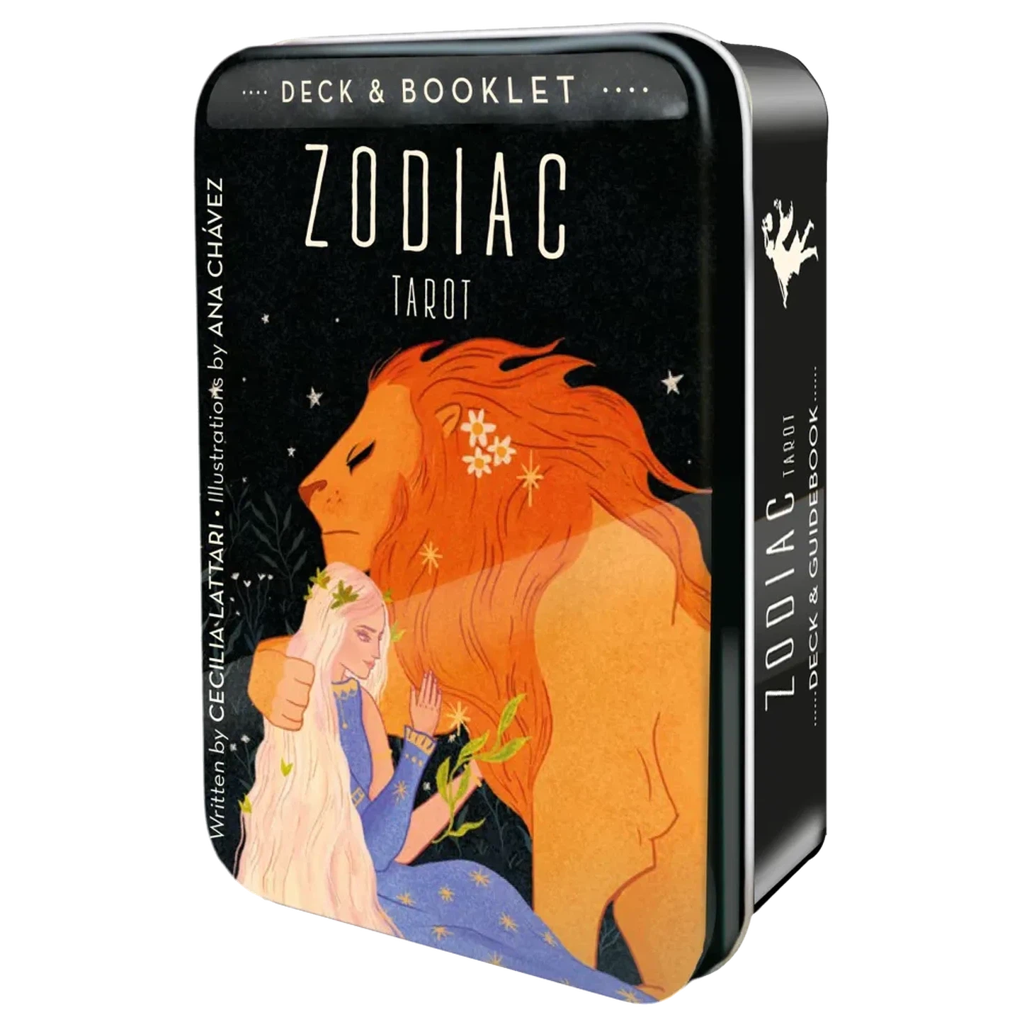 Zodiac Tarot In A Tin by Cecilia Lattari, Ana Chavez, SKU UG-ZTT78, UPC 700317395034