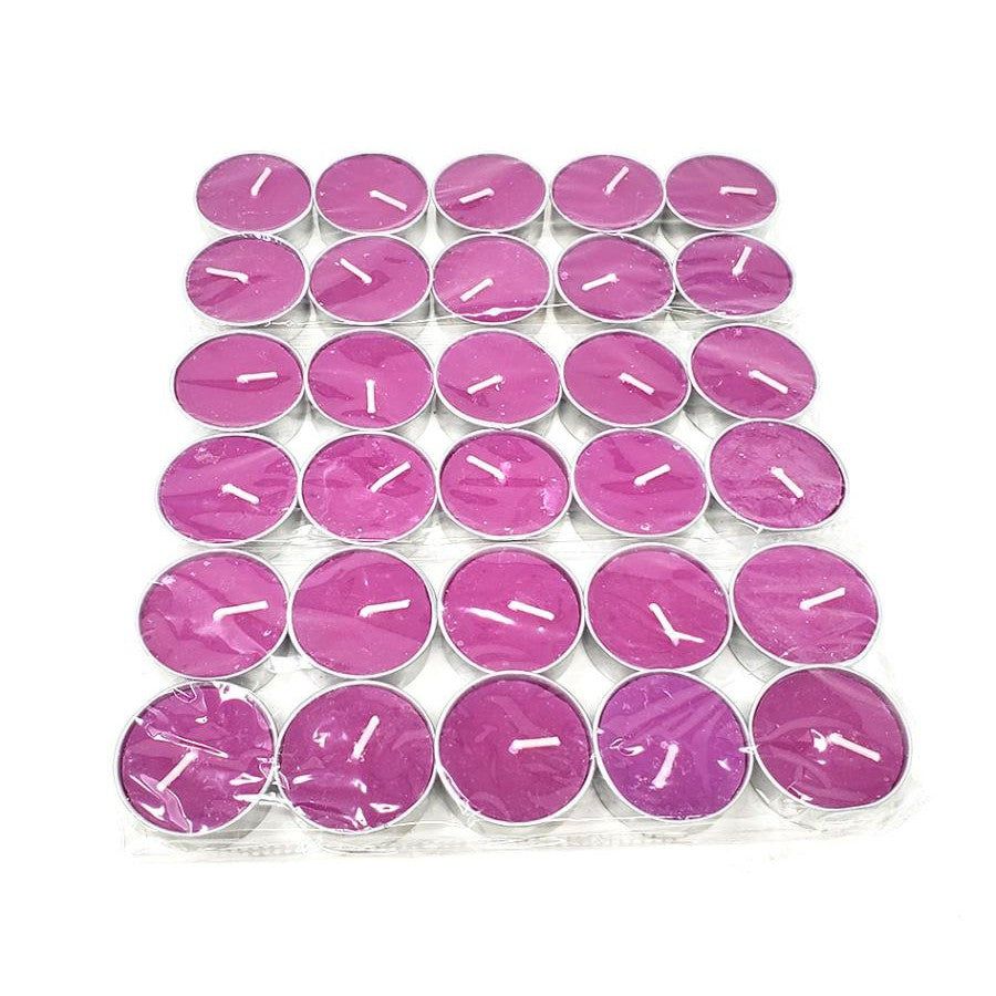 Tealight Candles - Unscented Pink (Pack of 30), SKU T02-10-TL-30-Pink, UPC 700317385165
