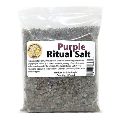 1 lb Ritual Salt - Purple, SKU M04-Salt-Purple, UPC 700317371502