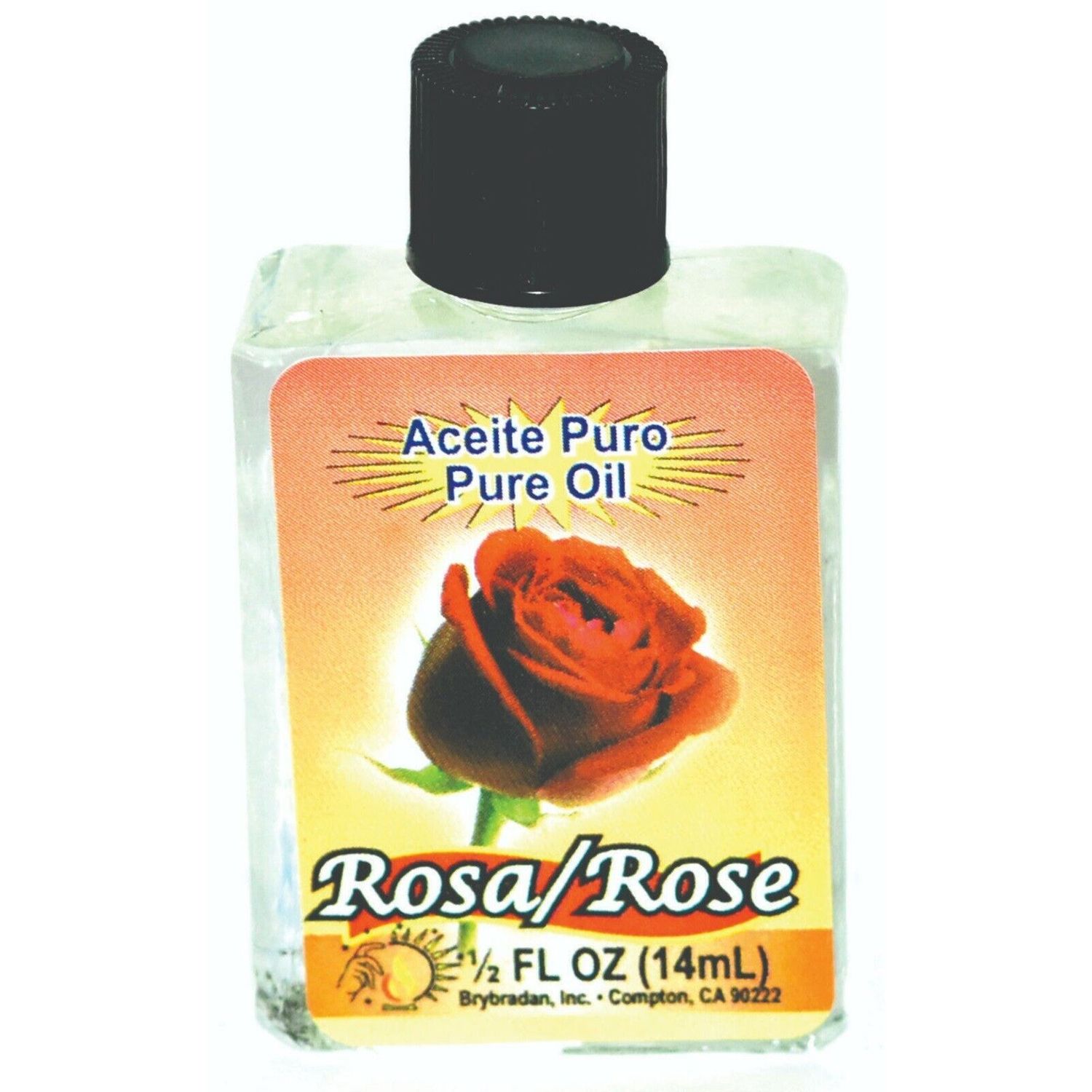 1/2 oz Brybradan Spiritual Oil - Pure Rose, SKU RM-4065756, UPC 700317361589