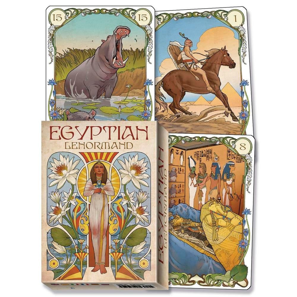 Egyptian Lenormand Oracle by Riccardo Minetti, Giulia Francesca Massaglia, SKU LW2351, UPC 70031739…