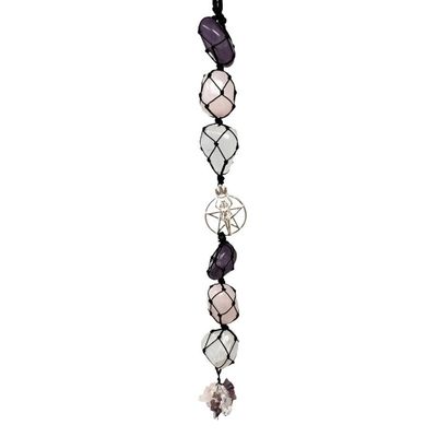 12&quot; Goddess Gemstone Hanging Decor, SKU L03-58-WH5, UPC 700317385738