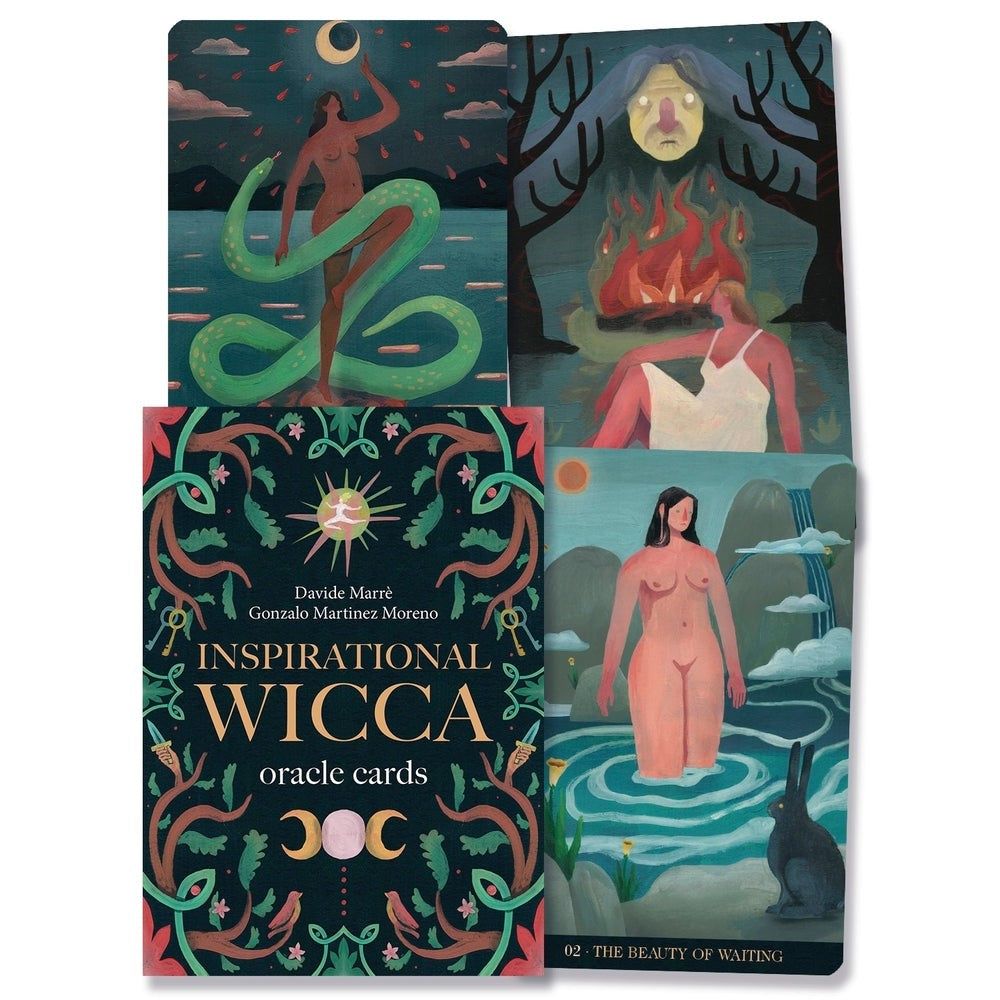 Inspirational Wicca Oracle Cards by Davide Marrè, Gonzalo Martinez Moreno, SKU LW2121, UPC 70031731…