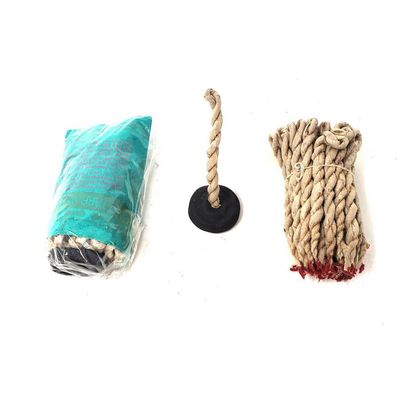 Tibetan Rope Incense with Burner - Green Tara (35-45 Ropes), SKU TI-GTara, UPC 700317301738