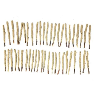 4&quot; White Sage Dipped Natural Sage Tree Branch Sticks (5 Pack), SKU K05-104-NSDIP-WS, UPC 7003174124…