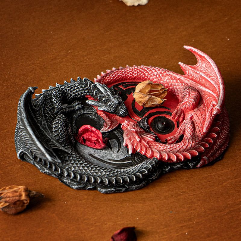 6&quot; Infinity Dragon Incense Burner, SKU PG-15593, UPC 700317355762