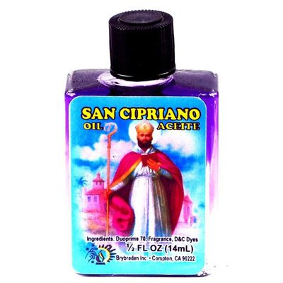 1/2 oz Brybradan Spiritual Oil - St. Cipriano, SKU RM-UNK287101, UPC 700317363262