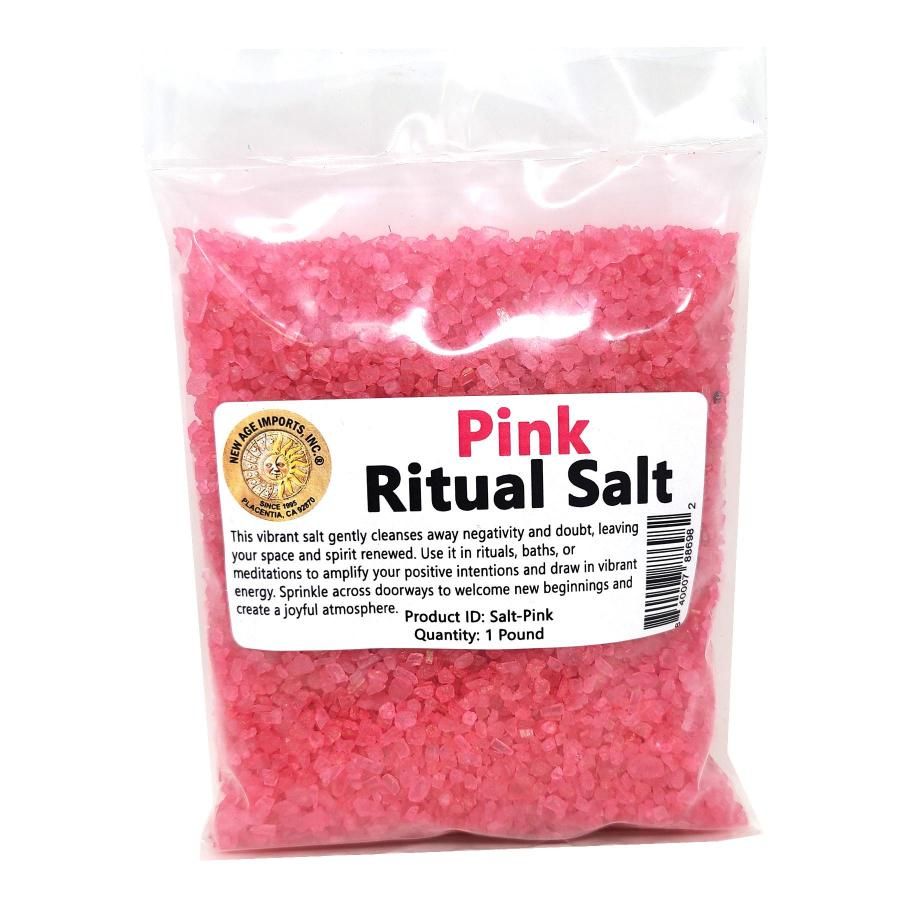 1 lb Ritual Salt - Pink, SKU M04-Salt-Pink, UPC 700317371496