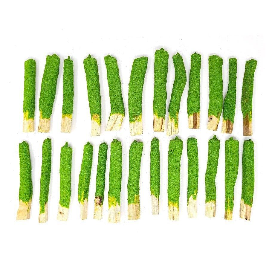 4&quot; Apple Cinnamon Dipped Palo Santo Sticks (5 Pack), SKU R063-PSDIP-AC-1, UPC 700317384915