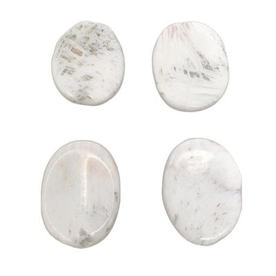 Worry Stone - Scolecite, SKU U00-32-WOST-32-1, UPC 700317382324