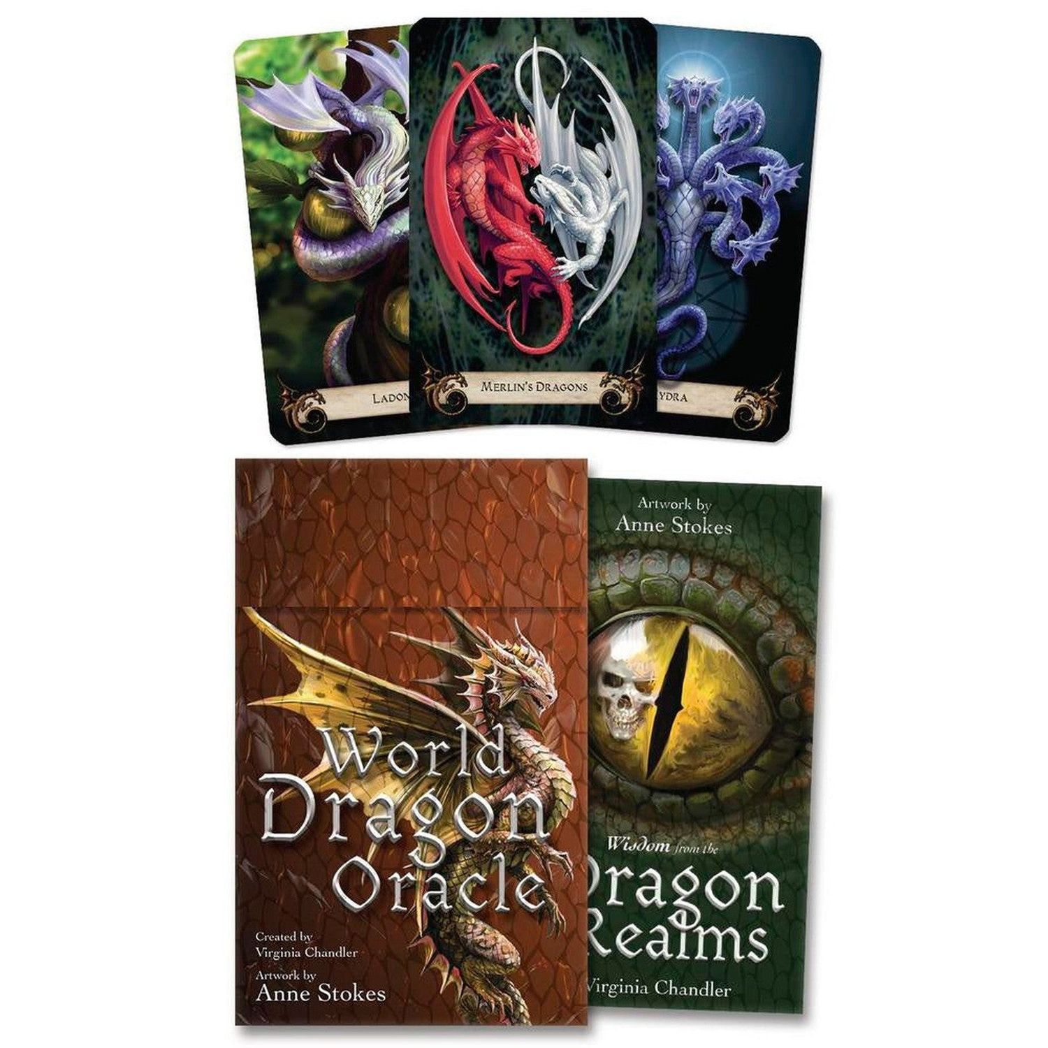 World Dragon Oracle by Virginia Chandler, Anne Stokes, SKU LW2324, UPC 700317390633