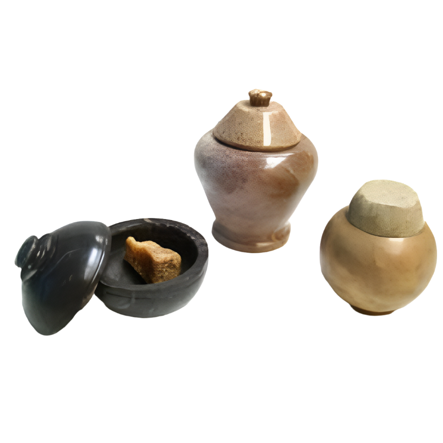 Stone Genie Jars (Set of 3), SKU F02-141-67, UPC 700317384458