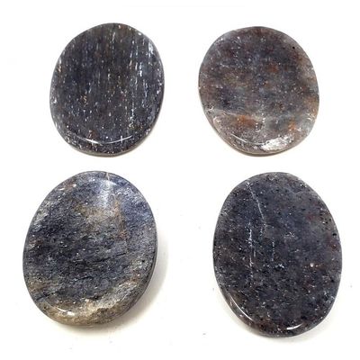 Worry Stone - Blue Aventurine, SKU U00-06-WOST-06-1, UPC 700317382188