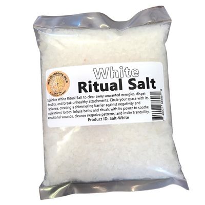 1 lb Ritual Salt - White, SKU M04-Salt-White, UPC 700317371489