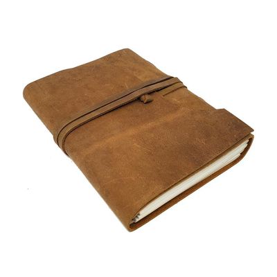 5&quot; x 7&quot; Soft Leather Journal with Cord, SKU SL57-Plain, UPC 700317302384