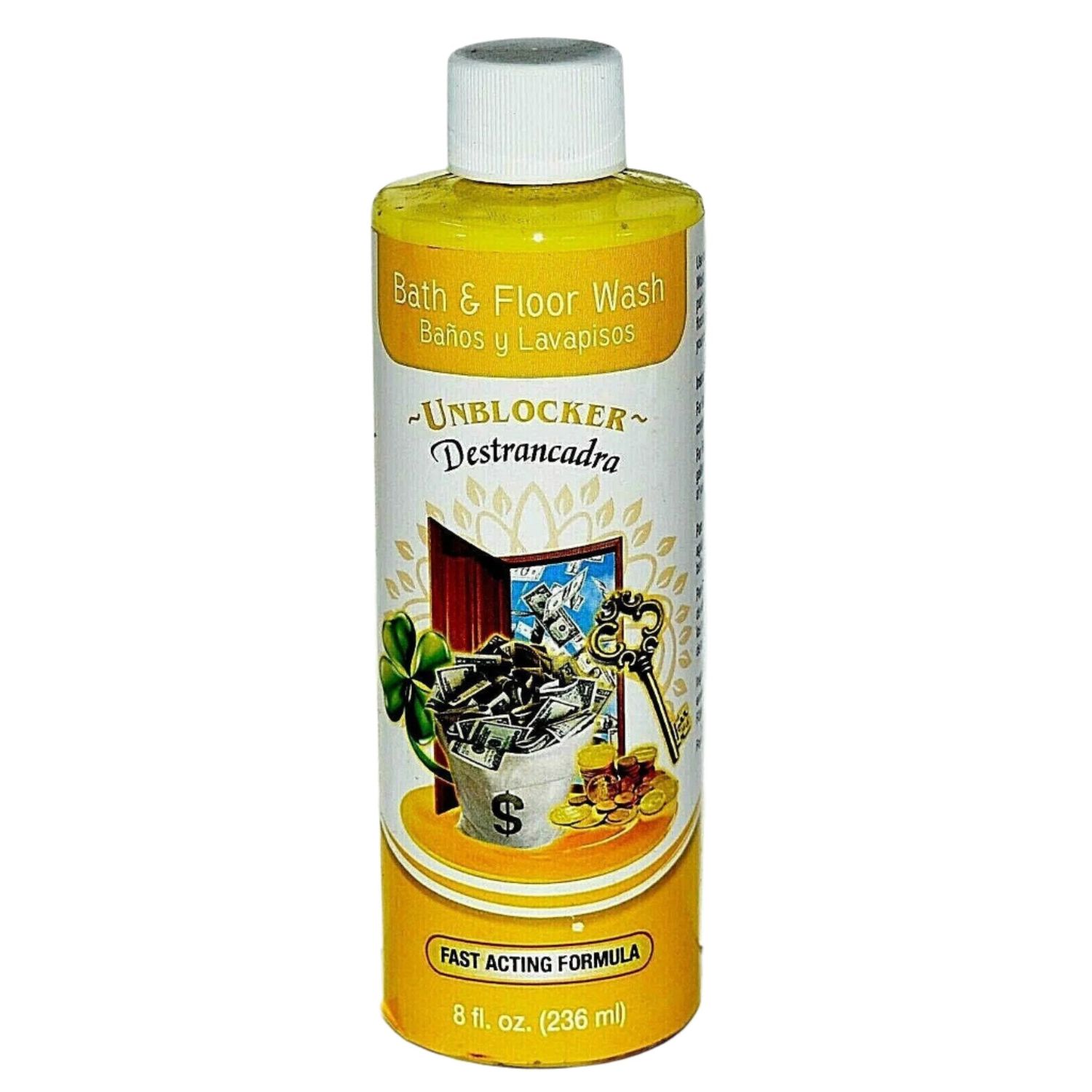 8 oz Aura Bath &amp; Floor Wash - Unblocker (Destrancadra), SKU RM-488140, UPC 700317365549