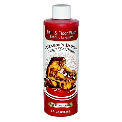 8 oz Aura Bath &amp; Floor Wash - Dragon&#39;s Blood (Sangre De Dragon), SKU RM-488175, UPC 700317365563