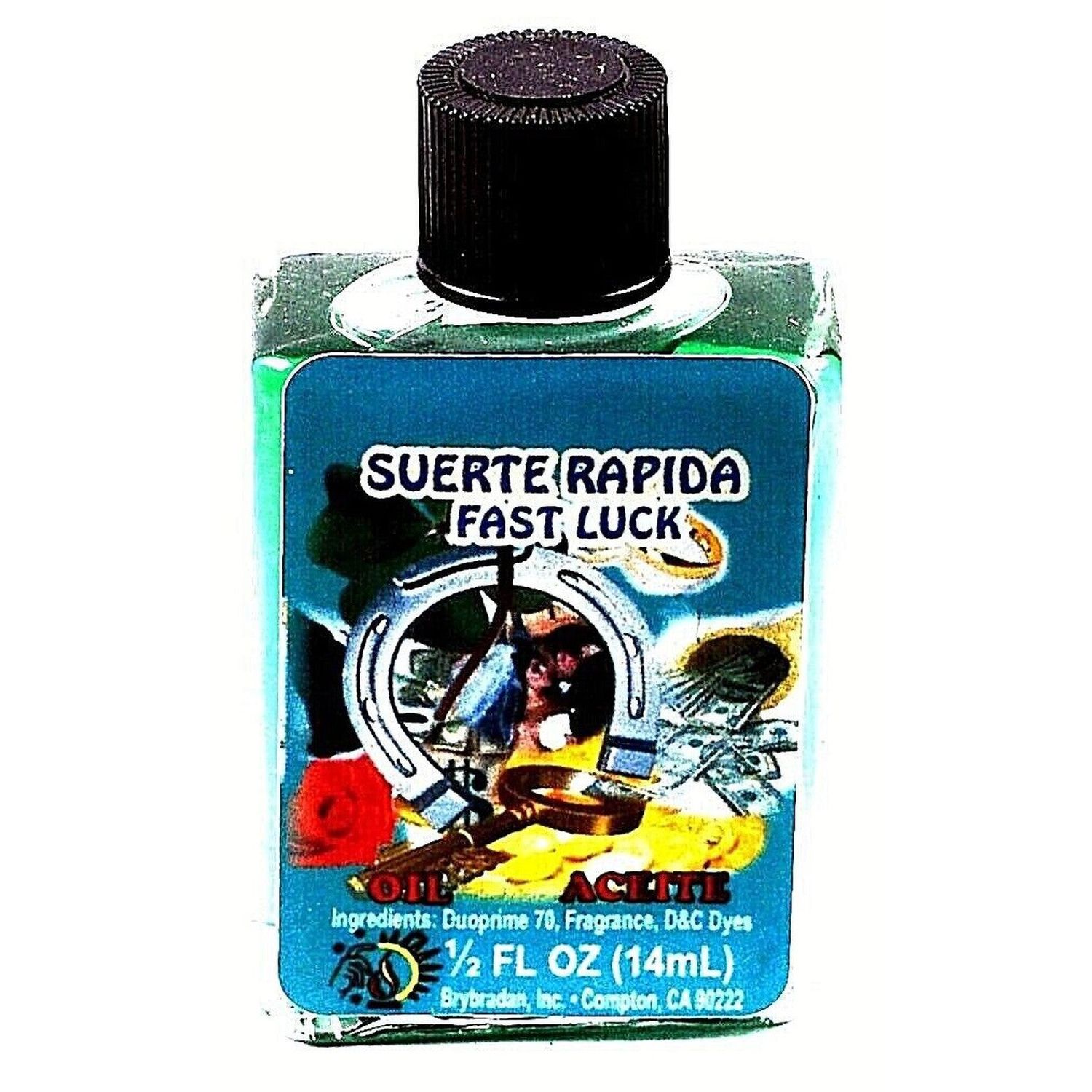 1/2 oz Brybradan Spiritual Oil - Fast Luck, SKU RM-287232, UPC 700317362197