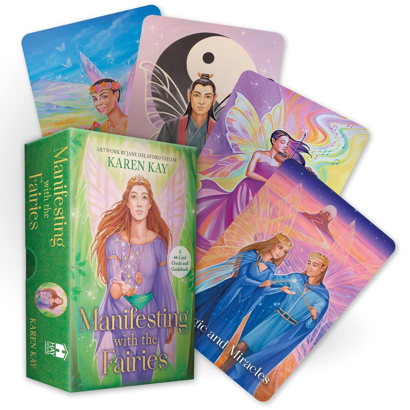 Manifesting with the Fairies Oracle by Karen Kay, Jane Delaford Taylor, SKU PH-435, UPC 700317353973