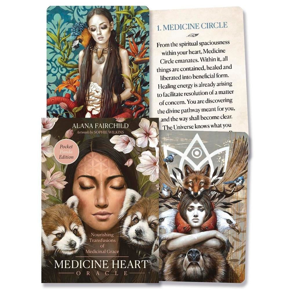 Medicine Heart Oracle (Pocket Panda Edition) by Alana Fairchild, Sophie Wilkins, SKU LW2334, UPC 70…