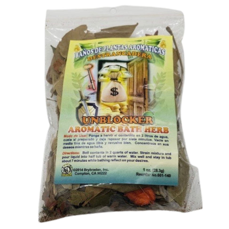 Brybradan Aromatic Bath Herbs - Unblocker, SKU RM-601140, UPC 700317365389