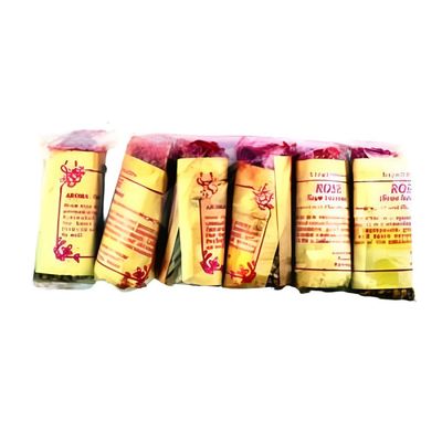 Tibetan Rope Incense - Rose (35-45 Ropes), SKU T04-13-TRO, UPC 700317385479
