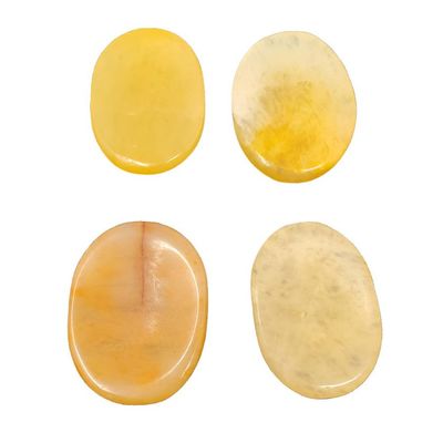 Worry Stone - Yellow Aventurine, SKU U00-41-WOST-41-1, UPC 700317382133