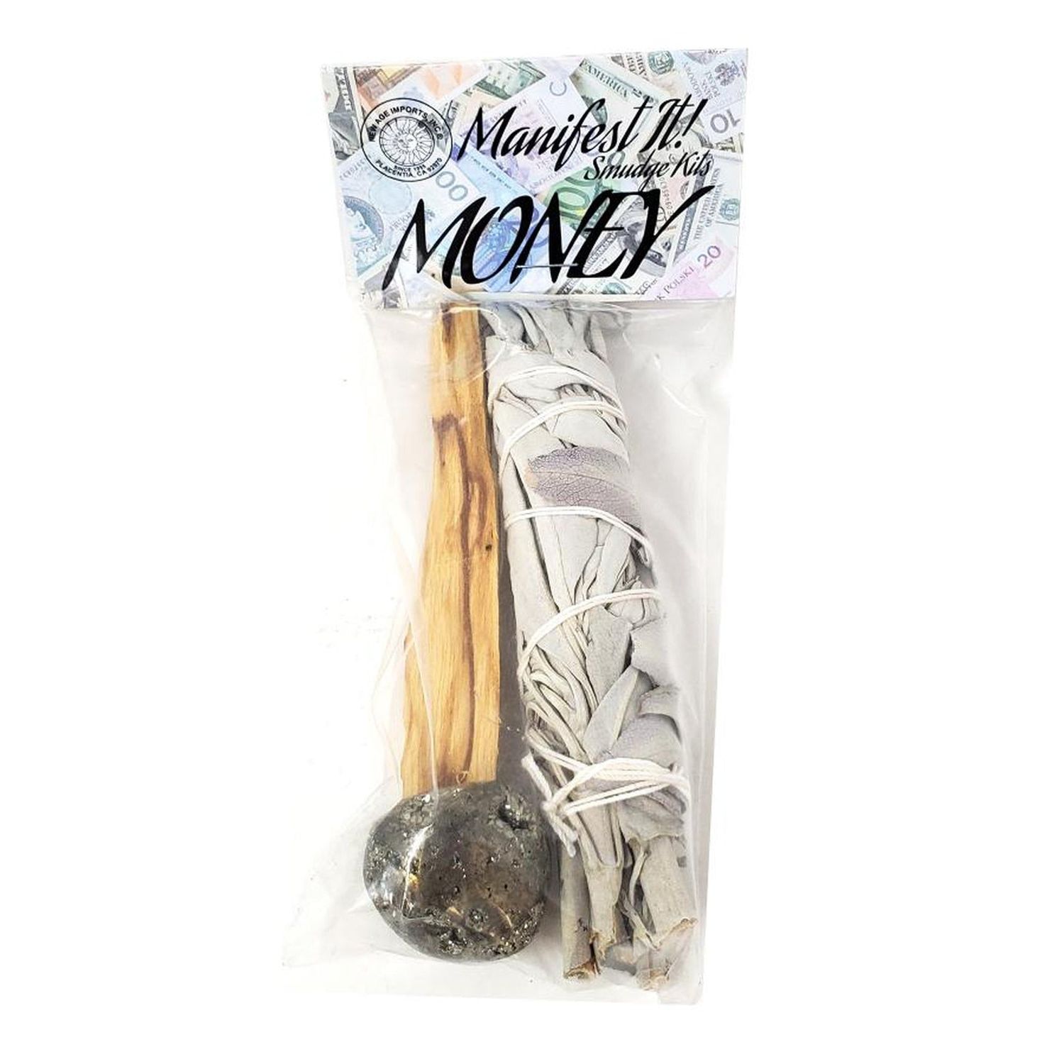 Manifest It! Smudge Kit - Money, SKU Manikit-Mon, UPC 700317303978