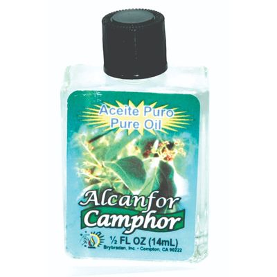 1/2 oz Brybradan Spiritual Oil - Pure Camphor, SKU RM-4065092, UPC 700317361275