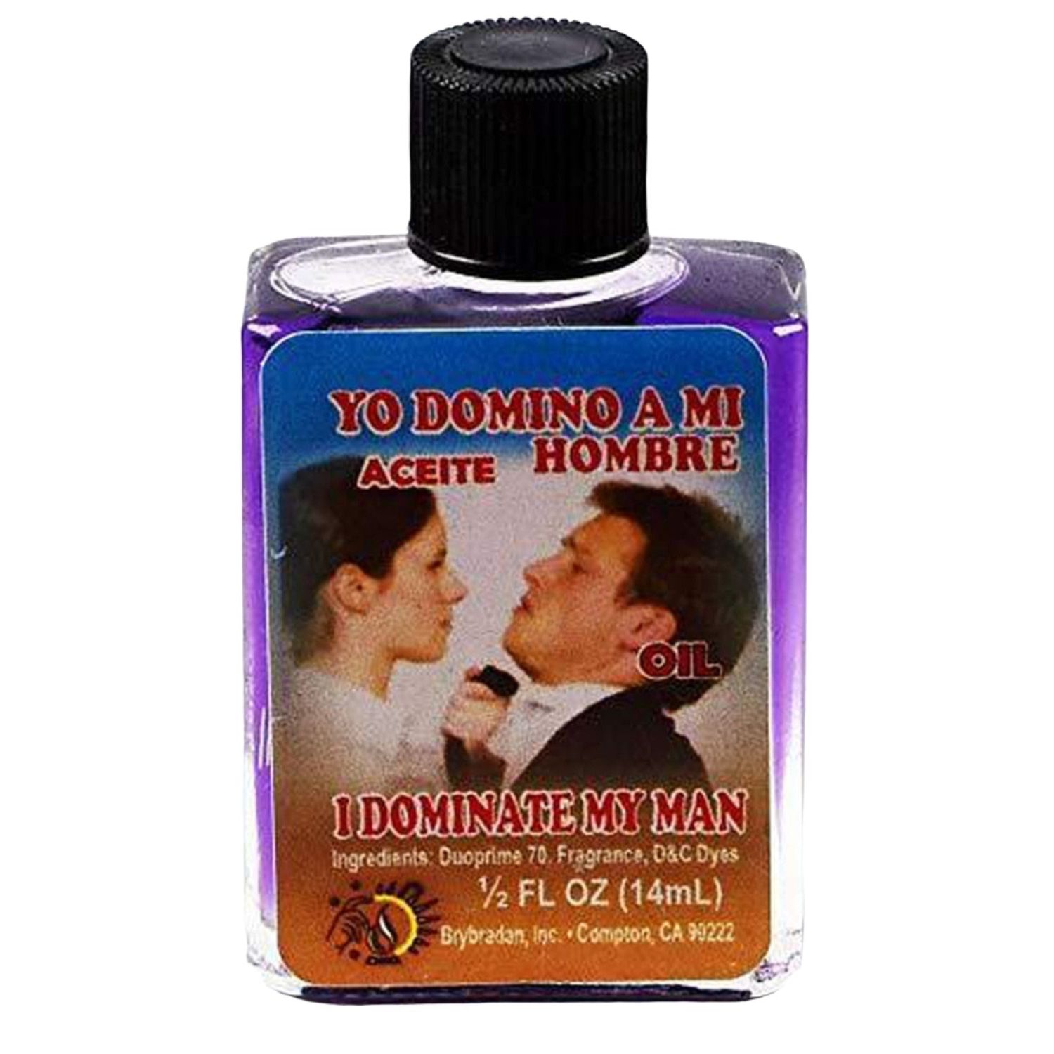 1/2 oz Brybradan Spiritual Oil - I Dominate My Man, SKU RM-287378, UPC 700317362487