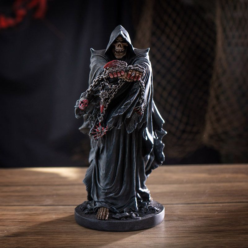 8.5&quot; Game Over Reaper Statue, SKU PG-15792, UPC 700317370000