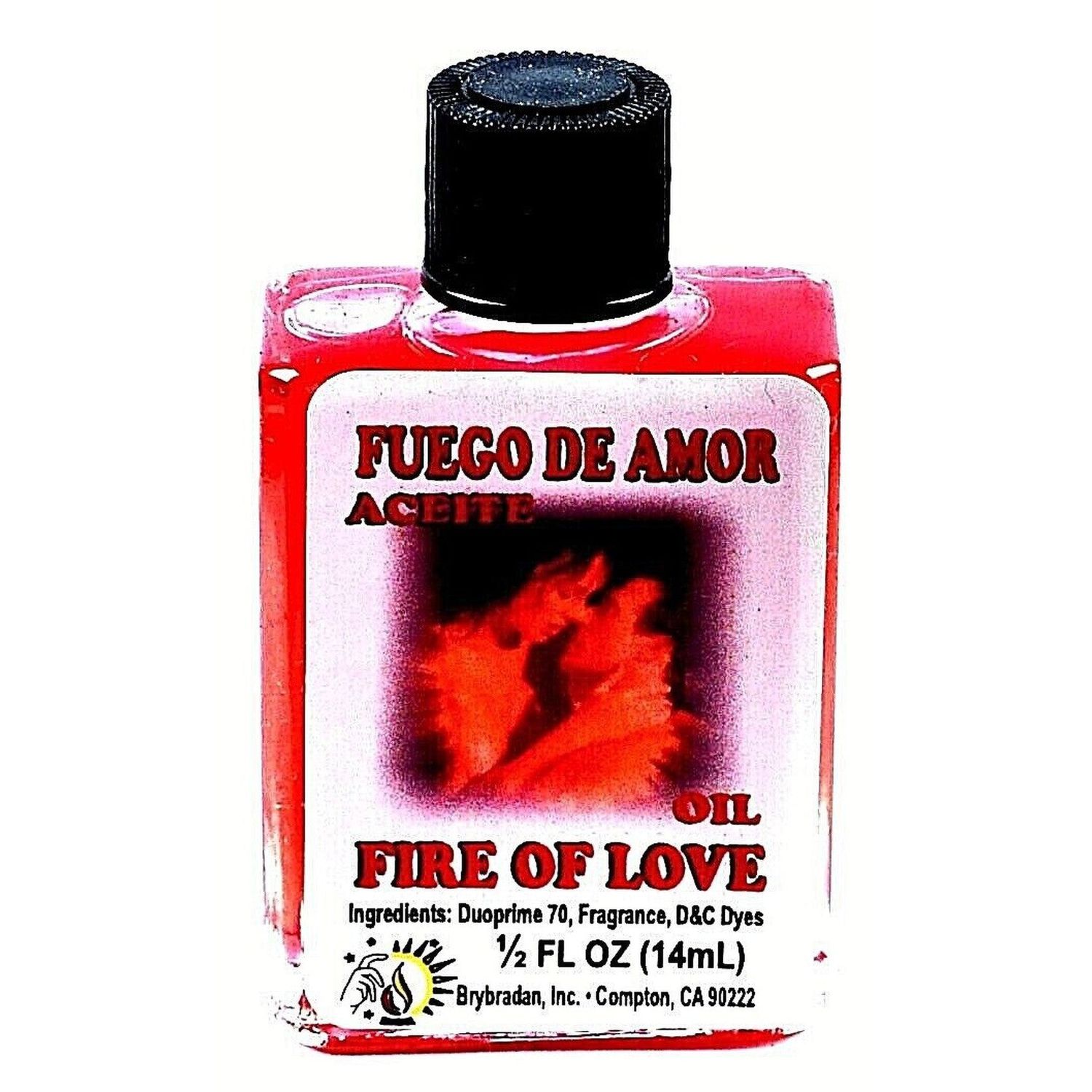 1/2 oz Brybradan Spiritual Oil - Fire of Love, SKU RM-287241, UPC 700317362203